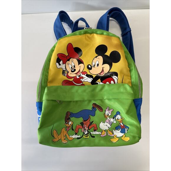 Disney Parks Backpack Mickey Mouse and Friends Embroidered Minnie Goofy Pluto main image 7